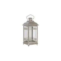 Kirkland's Home Metal Windowpane Lanterns, Set Of 3- Lanterns
