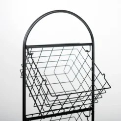 Kirkland's Home Metal Wire 3-Basket Stand- Baskets & Boxes