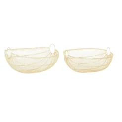 Kirkland's Home Metal Wire Baskets, Set Of 2- Decorative Bowls & Jars