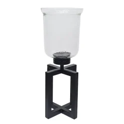 Kirkland's Home Metal X Base Votive Candle Holder, 19 In.- Candle Holders