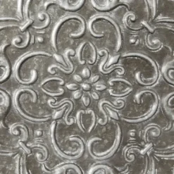 Kirkland's Home Metallic Carved Fir Wood Wall Plaques, Set Of 4- Wall Plaques