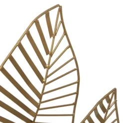 Kirkland's Home Metallic Fern Leaf Sculpture- Statues & Figurines