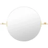 Kirkland's Home Metallic Gold Round Metal Frame Mirror- Decorative Mirrors