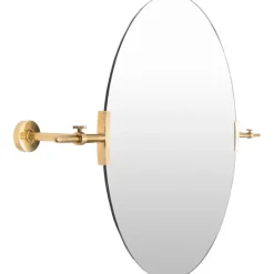 Kirkland's Home Metallic Gold Round Metal Frame Mirror- Decorative Mirrors