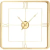 Kirkland's Home Metallic Gold Square Open Face Clock- Clocks