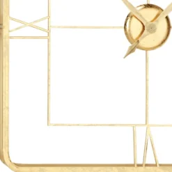 Kirkland's Home Metallic Gold Square Open Face Clock- Clocks