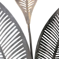 Kirkland's Home Metallic Leaves Metal Plaques, Set Of 2- Wall Plaques