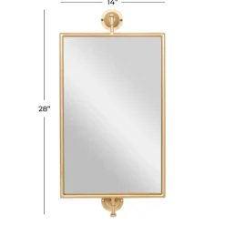 Kirkland's Home Metallic Metal Frame Wall Mirror- Decorative Mirrors