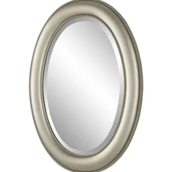 Kirkland's Home Metallic Oval Beveled Frame Mirror- Decorative Mirrors