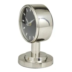 Kirkland's Home Metallic Steel Beveled Base Tabletop Clock- Decorative Accents