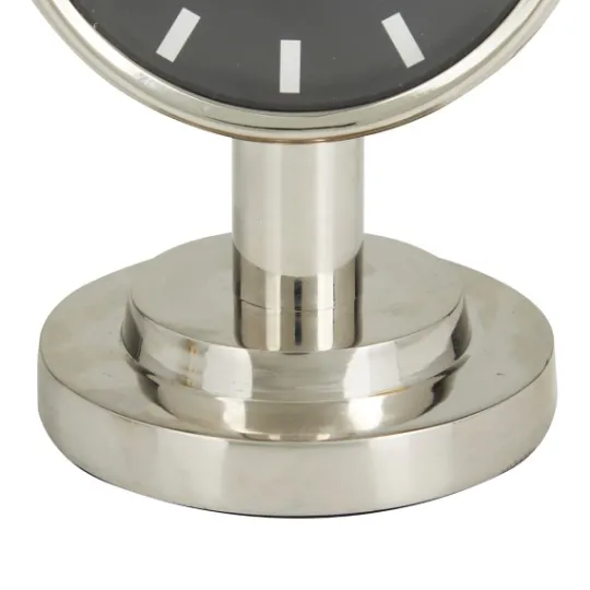 Kirkland's Home Metallic Steel Beveled Base Tabletop Clock- Decorative Accents