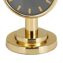Kirkland's Home Metallic Steel Beveled Base Tabletop Clock- Decorative Accents