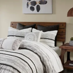 Kirkland's Home Mia Striped 3-Pc. King Duvet Cover Set- Duvets