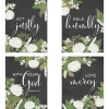 Kirkland's Home Micah 6:8 Canvas Art Prints, Set Of 4- Wall Quotes & Signs