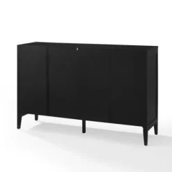 Kirkland's Home Micah Black Rattan Mesh Sideboard Cabinet- Cabinets & Sideboards