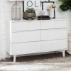 Kirkland's Home Midcentury Grooved Handles Dresser- Dressers & Chests