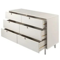 Kirkland's Home Midcentury Grooved Handles Dresser- Dressers & Chests