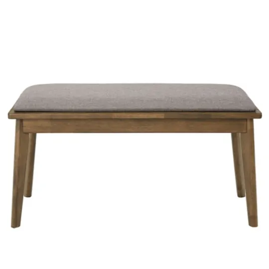 Kirkland's Home Mid-Century Modern Arcade Dining Bench- Dining Chairs