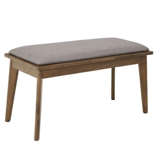 Kirkland's Home Mid-Century Modern Arcade Dining Bench- Dining Chairs