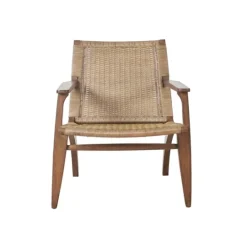 Kirkland's Home Mid-Century Modern Rattan Accent Chair- Accent Chairs
