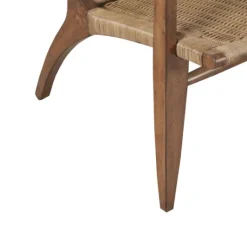 Kirkland's Home Mid-Century Modern Rattan Accent Chair- Accent Chairs