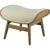 Kirkland's Home Mid-Century Modern Saddle Seat Ottoman- Benches & Ottomans
