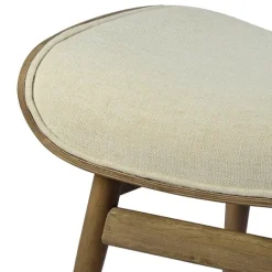 Kirkland's Home Mid-Century Modern Saddle Seat Ottoman- Benches & Ottomans