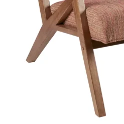 Kirkland's Home Mid-Century Pecan Finish Accent Chair- Accent Chairs