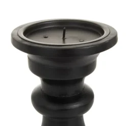 Kirkland's Home Midnight Distressed Wood Candle Holders, Set Of 3- Candle Holders