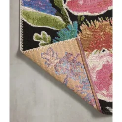 Kirkland's Home Midnight Garden Party Indoor/Outdoor Rug, 7X11- Outdoor Rugs