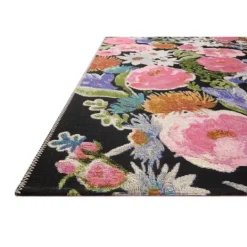 Kirkland's Home Midnight Garden Party Indoor/Outdoor Rug, 5X7- Outdoor Rugs