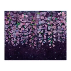 Kirkland's Home Midnight Purple Wisteria Peel And Stick Wall Mural- Wall Murals & Wall Decals