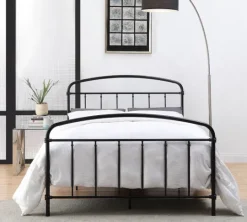 Kirkland's Home Midnight Vintage Arch Full Bed Frame- Beds & Headboards