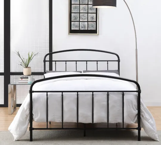 Kirkland's Home Midnight Vintage Arch Full Bed Frame- Beds & Headboards