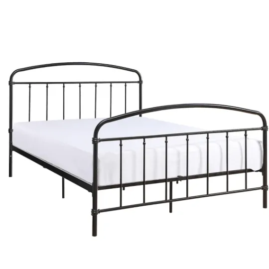Kirkland's Home Midnight Vintage Arch Queen Bed Frame- Beds & Headboards