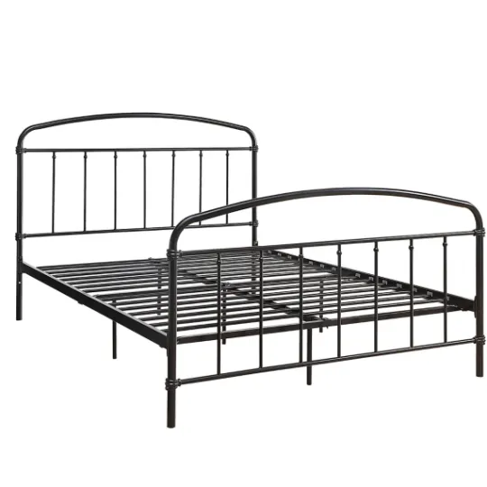 Kirkland's Home Midnight Vintage Arch Queen Bed Frame- Beds & Headboards