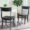 Kirkland's Home Midnight Wave Frame Dining Chairs, Set Of 2- Dining Chairs