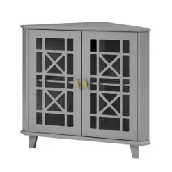Kirkland's Home Mikie Corner Cabinet- Cabinets & Sideboards