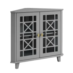 Kirkland's Home Mikie Corner Cabinet- Cabinets & Sideboards