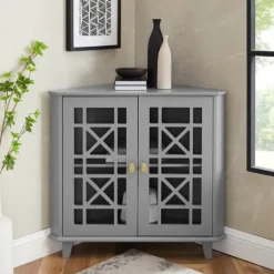 Kirkland's Home Mikie Corner Cabinet- Cabinets & Sideboards