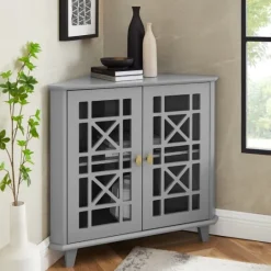 Kirkland's Home Mikie Corner Cabinet- Cabinets & Sideboards