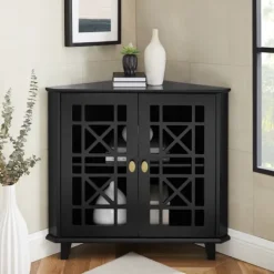 Kirkland's Home Mikie Corner Cabinet- Cabinets & Sideboards