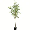 Kirkland's Home Milan Leaf Tree In Black Planter- Trees & Topiaries