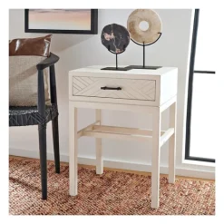 Kirkland's Home Milo Herringbone Accent Table- Accent & End Tables