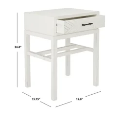 Kirkland's Home Milo Herringbone Accent Table- Accent & End Tables