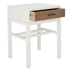 Kirkland's Home Milo Honey Herringbone Accent Table- Accent & End Tables