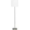 Kirkland's Home Minimal Brushed Nickel Stem Floor Lamp- Floor Lamps