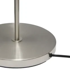 Kirkland's Home Minimal Brushed Nickel Stem Floor Lamp- Floor Lamps