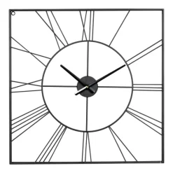 Kirkland's Home Minimal Square Open Face Clock- Clocks