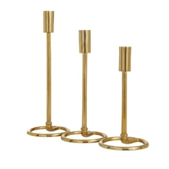 Kirkland's Home Minimalist Circle Base 3-Pc. Candlestick Set- Candle Holders